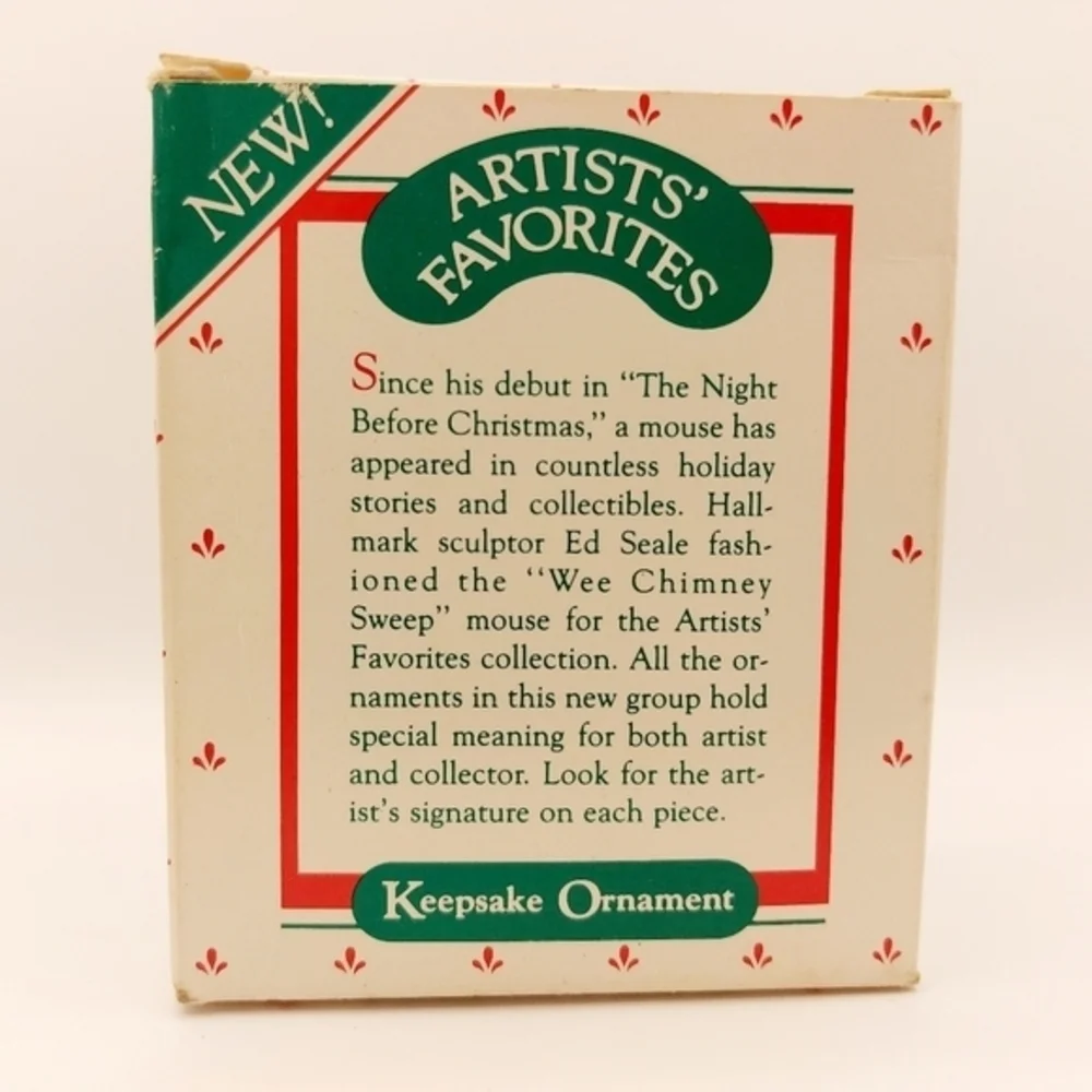 Vintage 1987 Hallmark Collector Ornament Wee‎ Chimney Sweep
